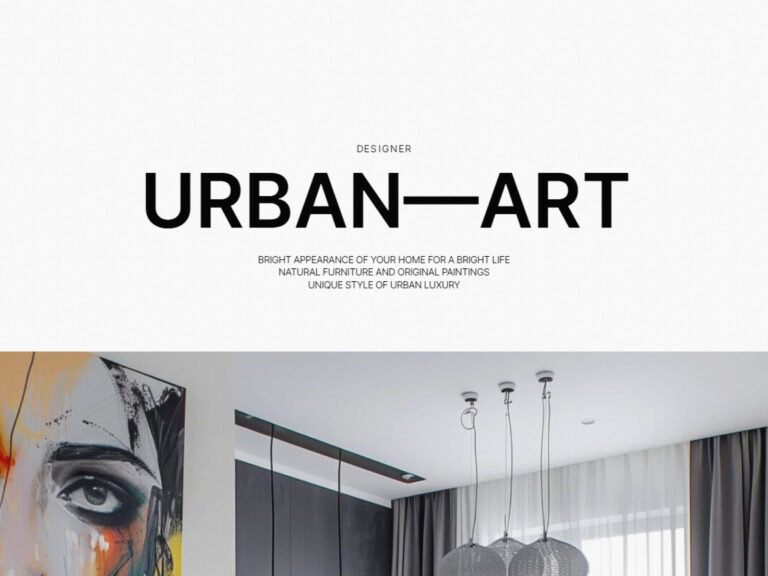 Interior Design URBAN—ART - Awwwards Honorable Mention